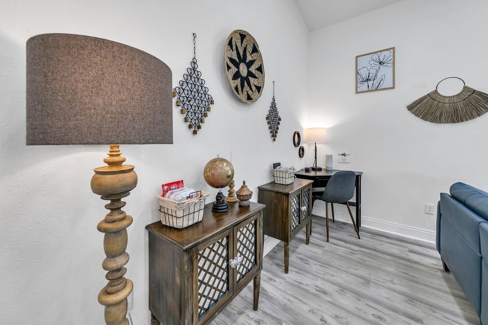 Beautiful decor throughout