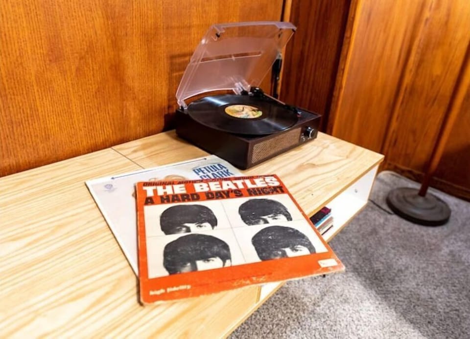 Have a retro dance party! Vintage vinyl or use Bluetooth for your own tunes. 