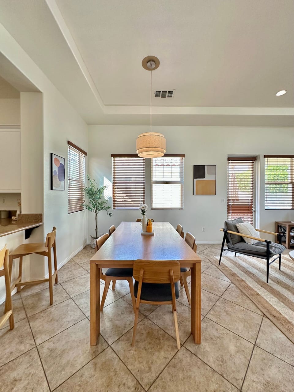 Share laughter and meals where natural light pours in—perfect for every occasion.
