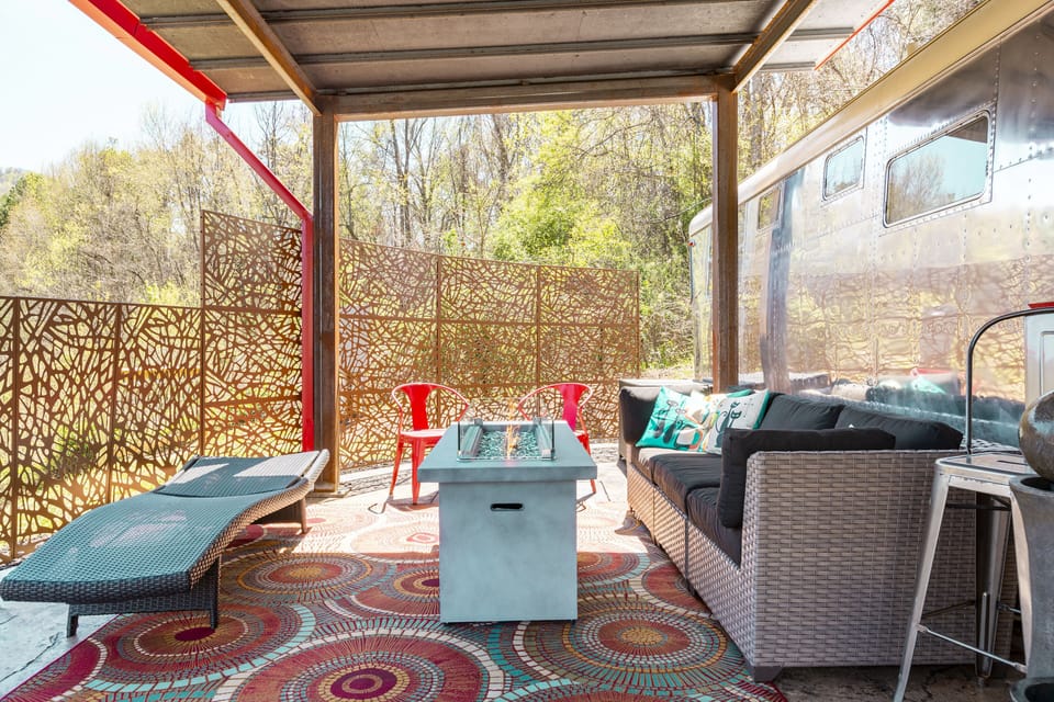 The 16x24 outdoor living room.