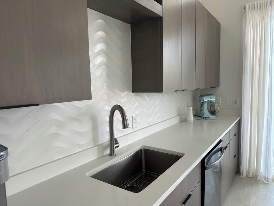Backsplash is our latest upgrade.