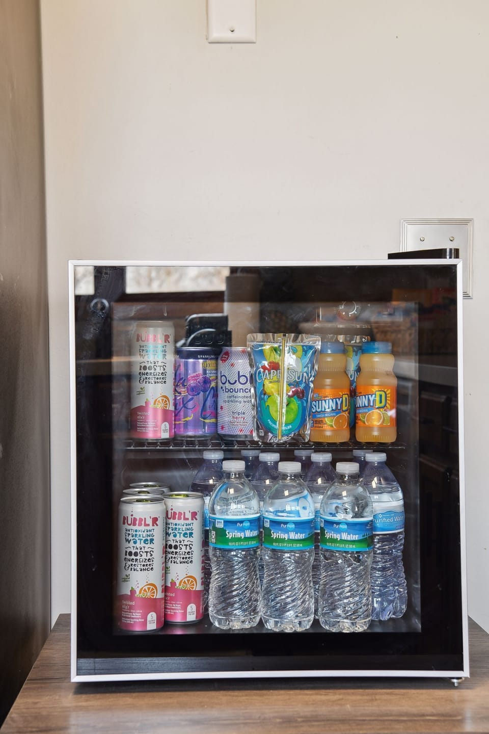 Beverage refrigerator. 