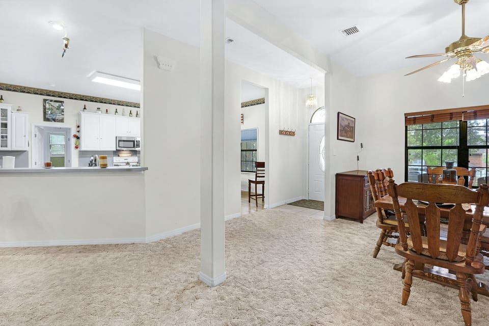 Entry into the house