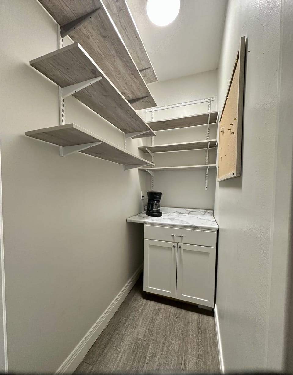 STORAGE PANTRY OFF KITCHEN