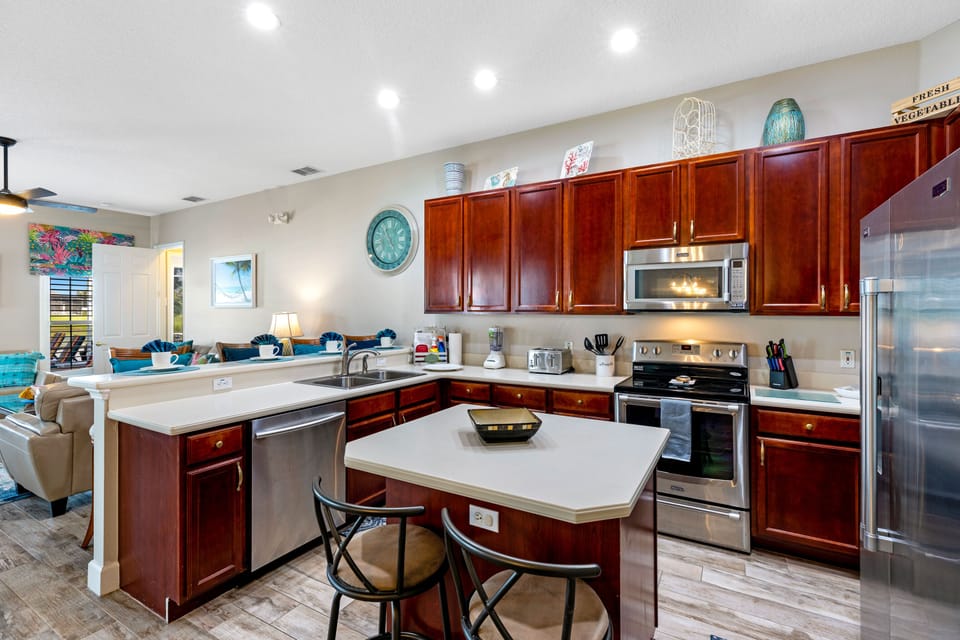 Fully equipped kitchen