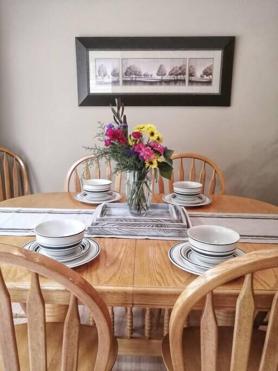 Dining room table for 6.