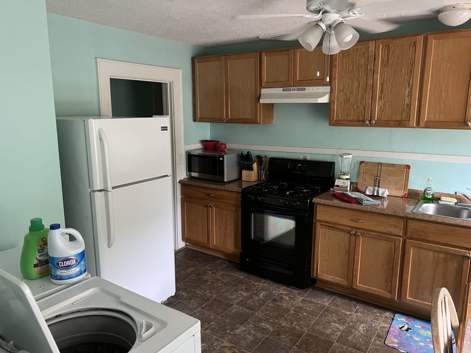 Indoors, Refrigerator, Sink, Sink Faucet, Kitchen