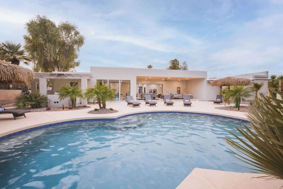 Dive into the expansive pool area, perfect for relaxation or play.