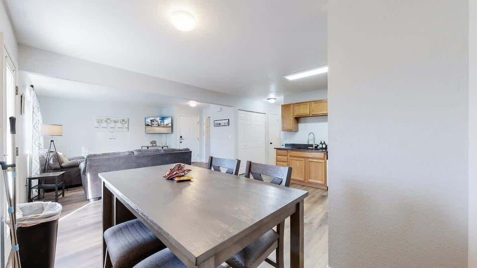 Comfortable dining space perfect for everyday meals or special occasions.