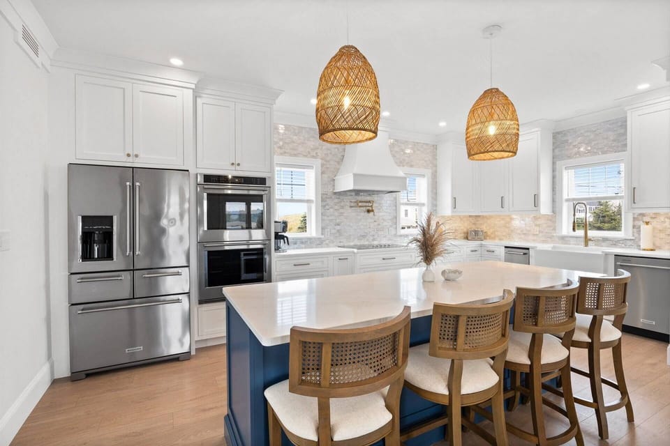 View of kitchen with plenty of appliances to ensure you have everything you need during your stay.