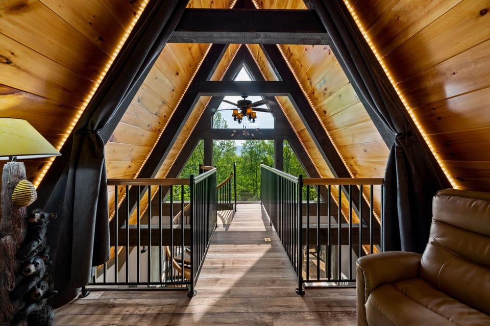 Upstairs Loft view from King Suite