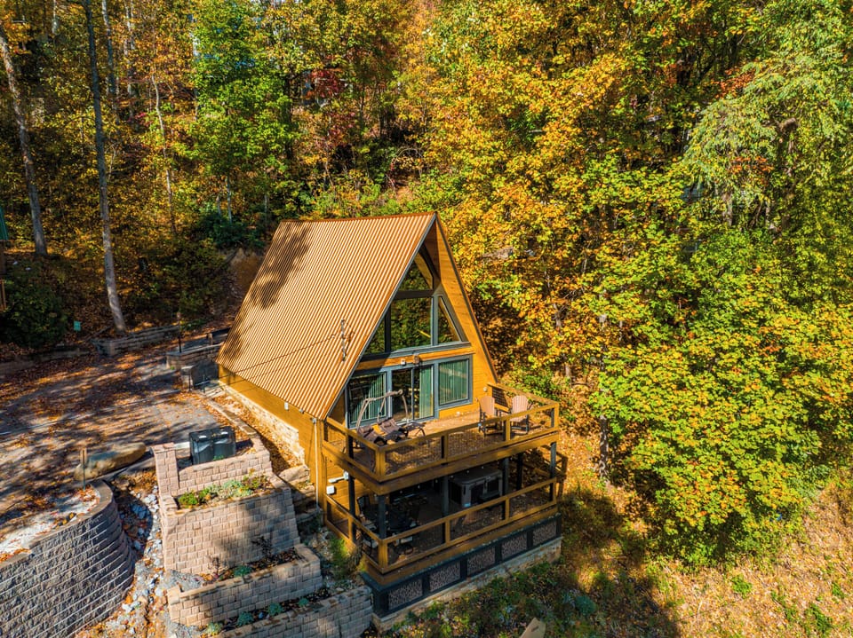 A lot of windows to view the fall color