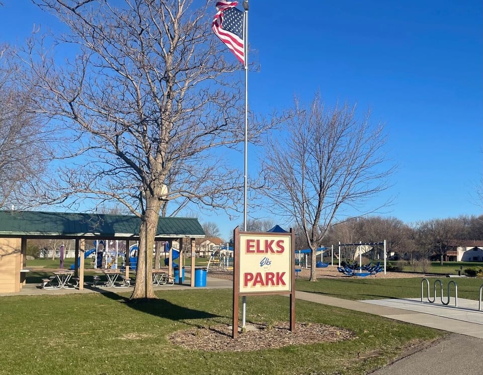 Elks Park, 5 min walk from property