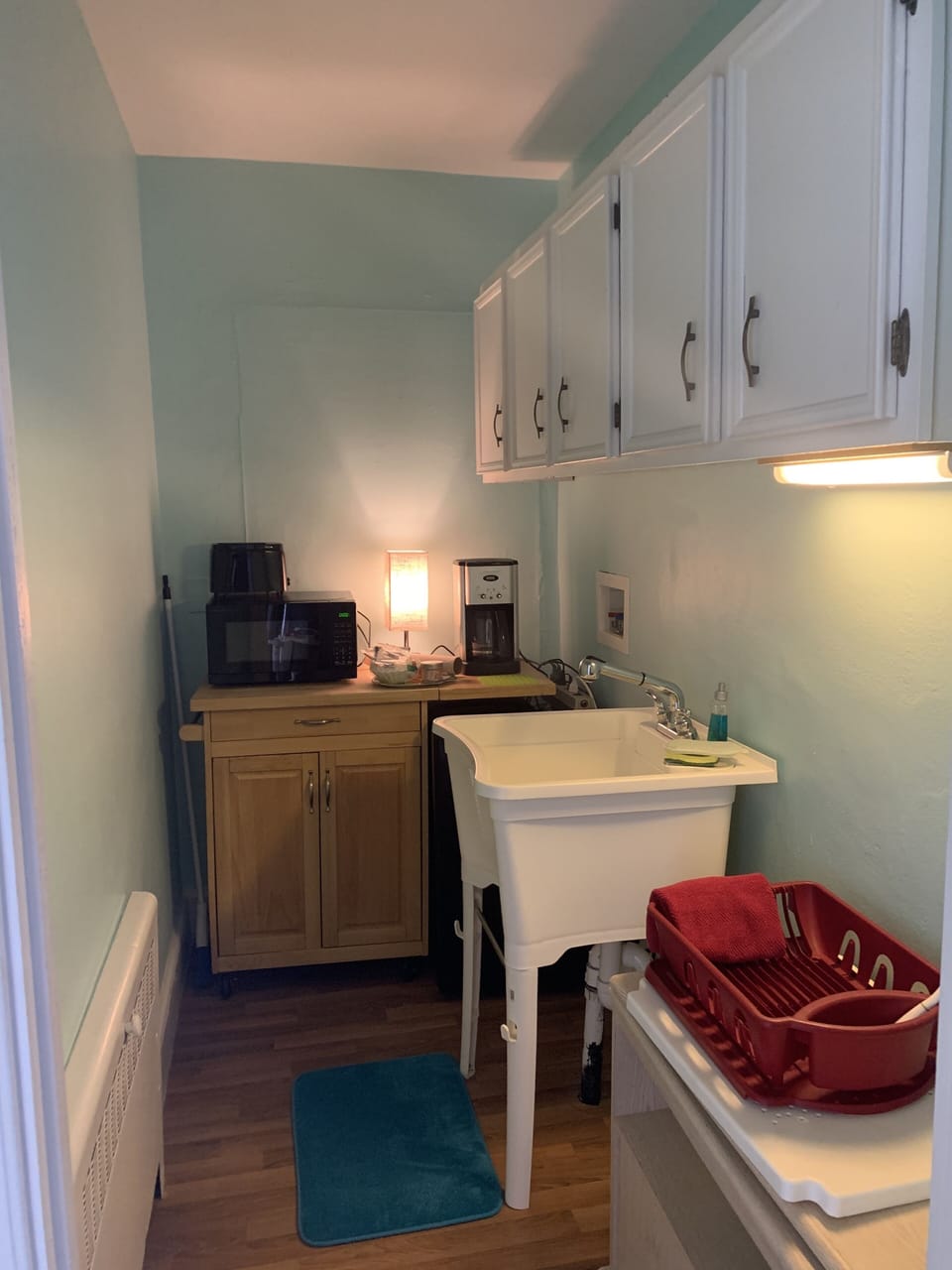 Sink, Sink Faucet, Indoors, Microwave, Floor