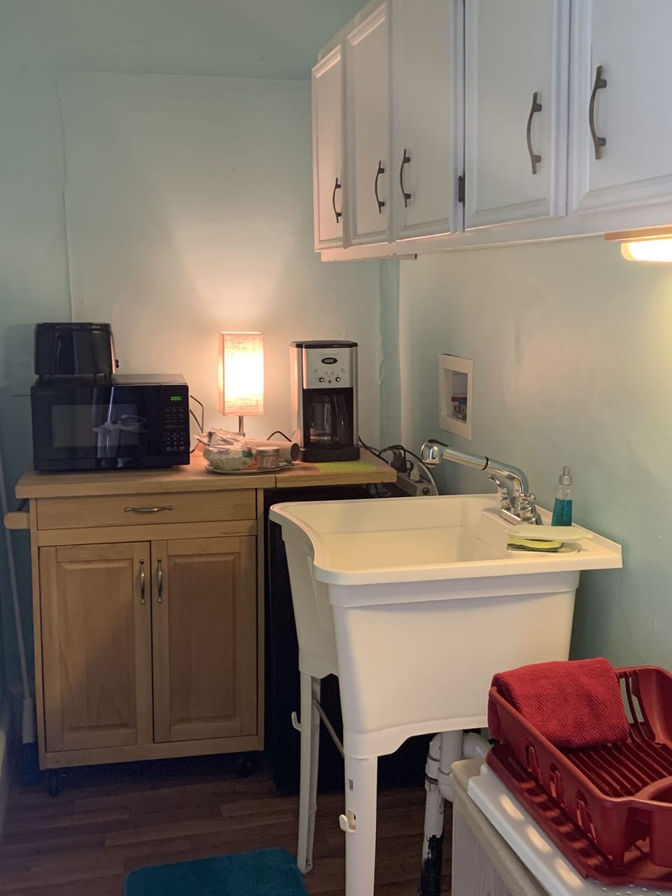 Sink, Sink Faucet, Indoors, Microwave, Oven