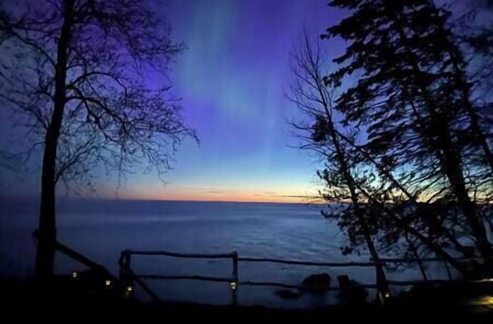 The northern lights love to dance over Lake Superior. Be sure to keep a look out! 