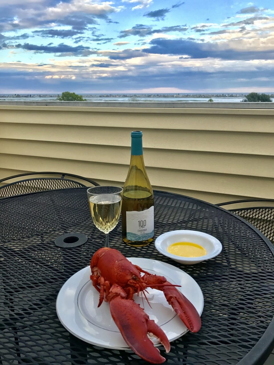 Dinner on the deck