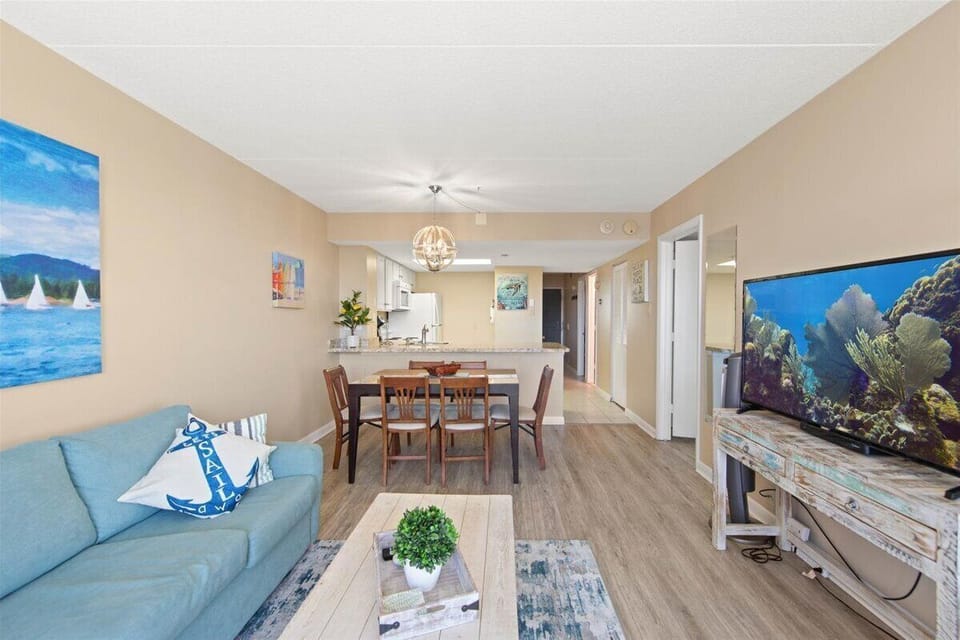 This Beachfront Beauty sleeps 8 more than comfortably.