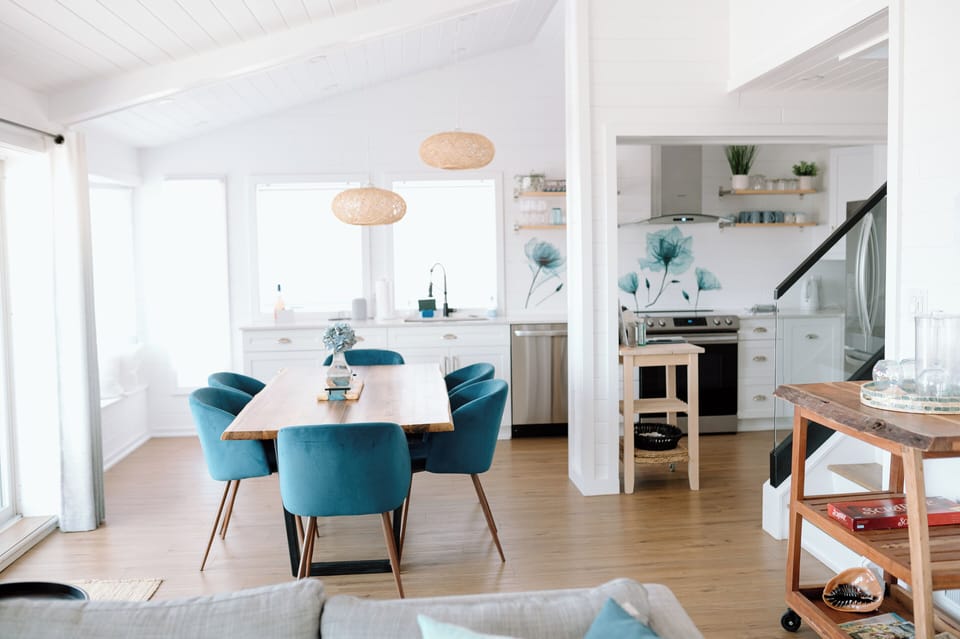 Open concept kitchen