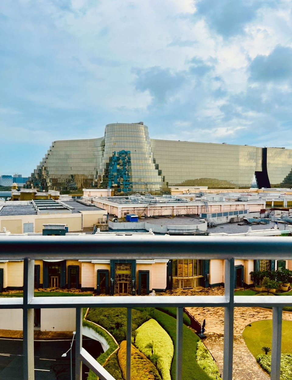 Front view from balcony facing Okada Manila Casino 
