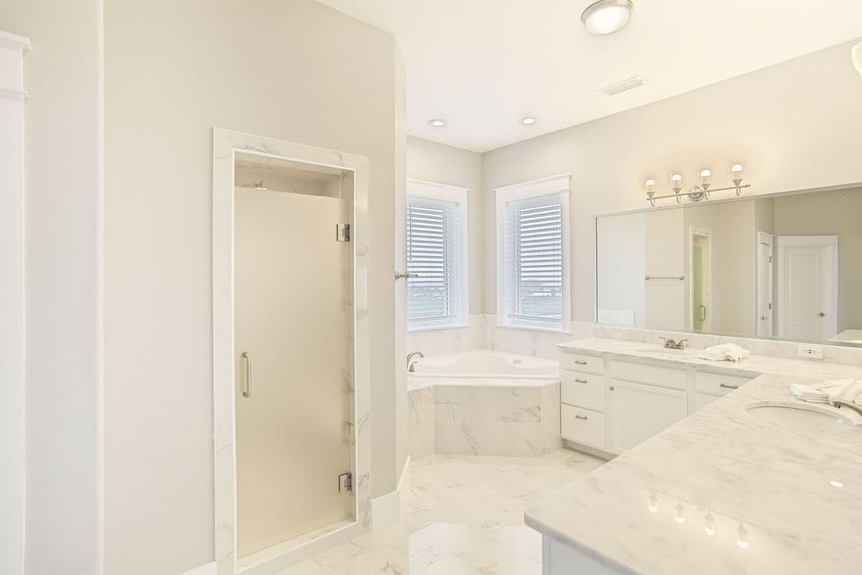 Emerald Haven Master Bathroom