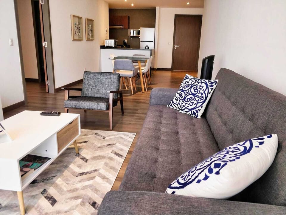 Living and media room