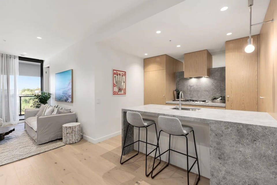 Kitchen & Living Room