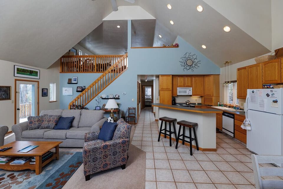 Great room space allows everyone to gather