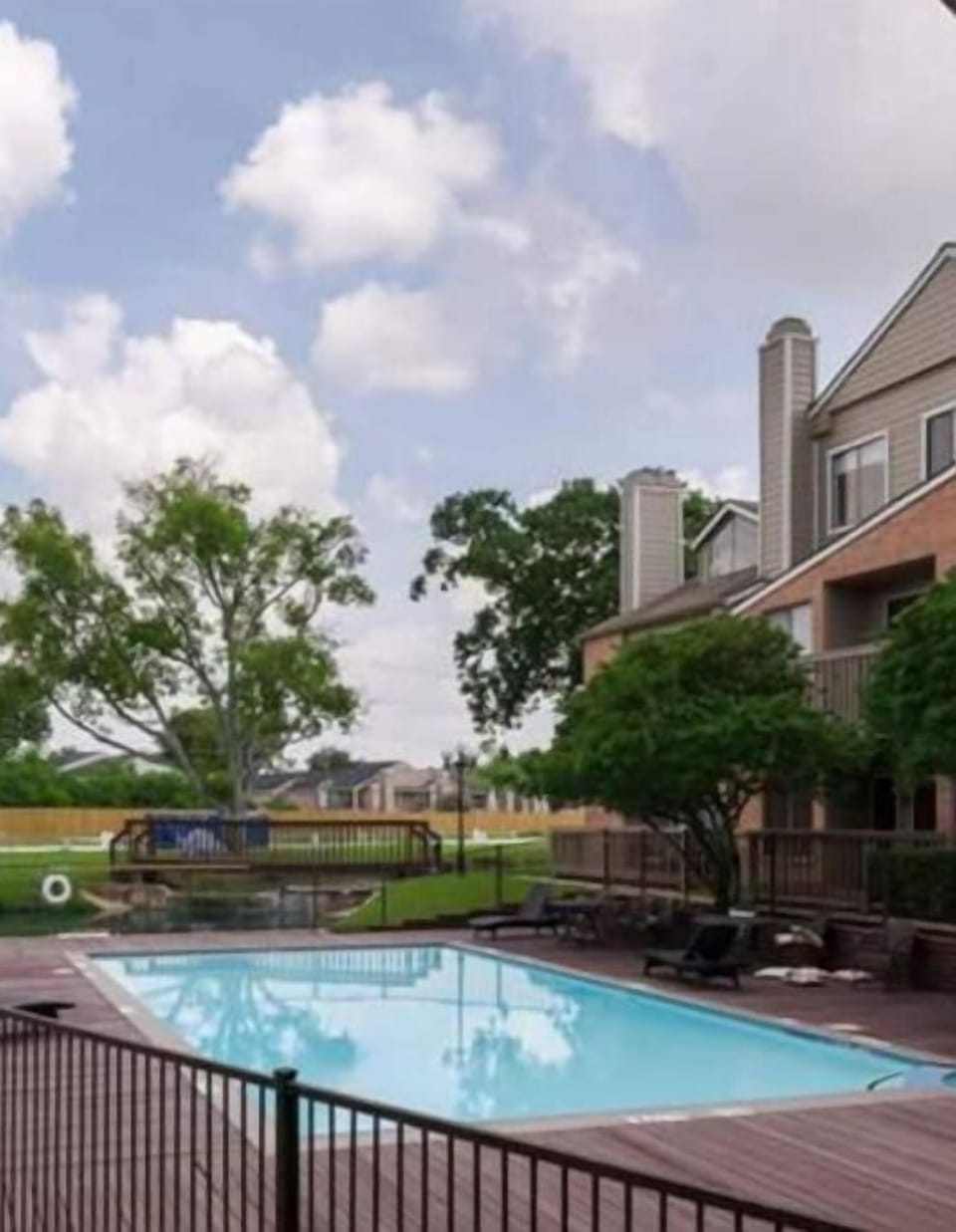 community pool to cool off in the summer