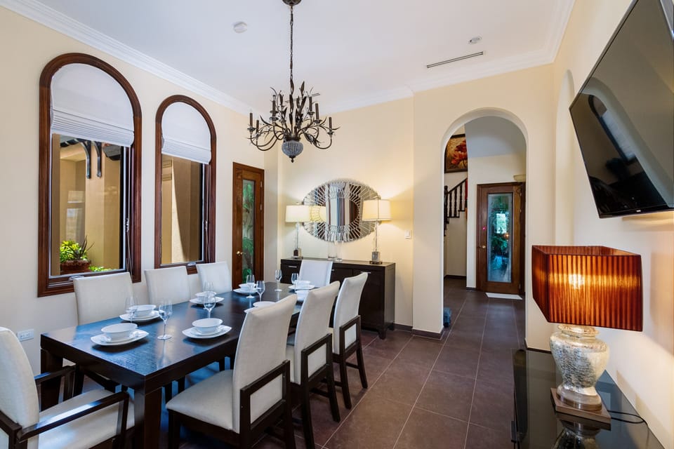 Experience dining in luxury with our sophisticated and elegant dining room. From lavish dinner parties to intimate gatherings, this exquisite space sets the stage for unforgettable culinary experiences and moments of shared joy and celebration.