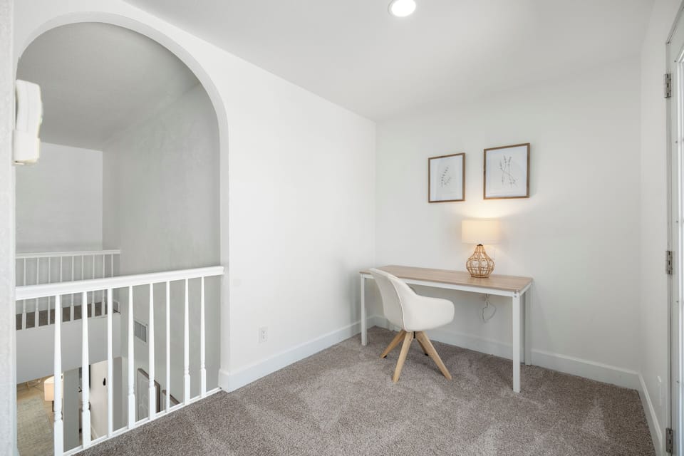 Ready for study or remote work. Versatile area adds huge value and comfort.