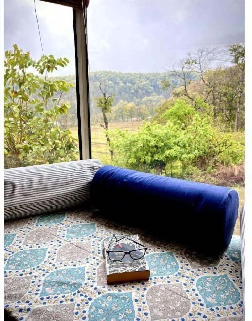 Bedroom 2- (Tiya) Bay window with toughened glass ceiling for stargazing.