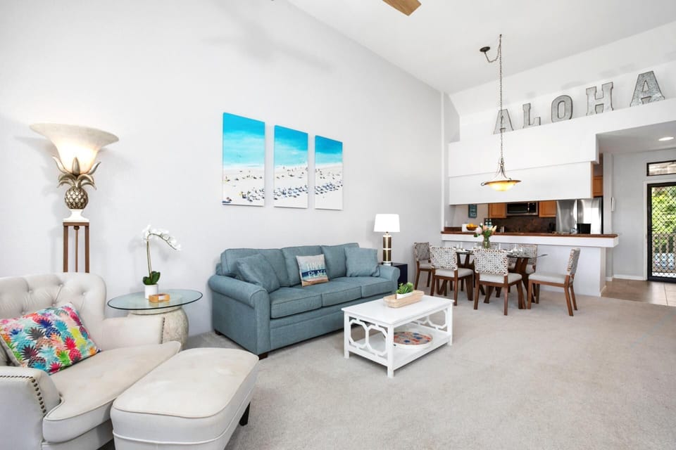  Watch the palm trees sway through soaring windows as you sip coffee and dream of waves just beyond the lanai   