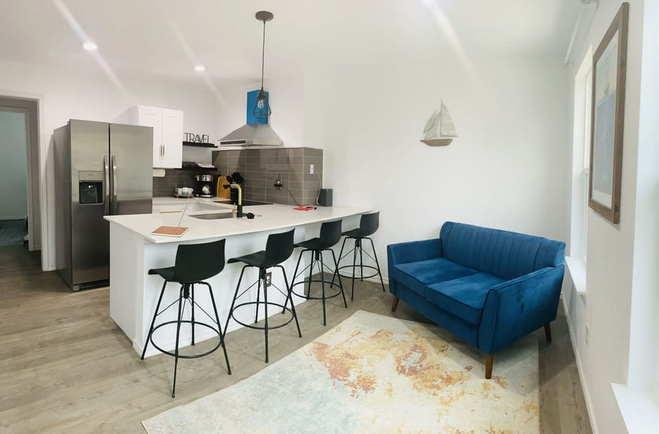 Fully-equipped kitchen.