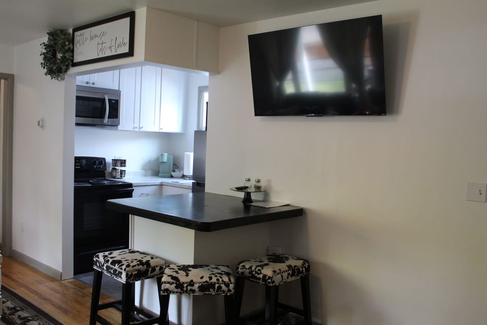 Smart TV in the living room area