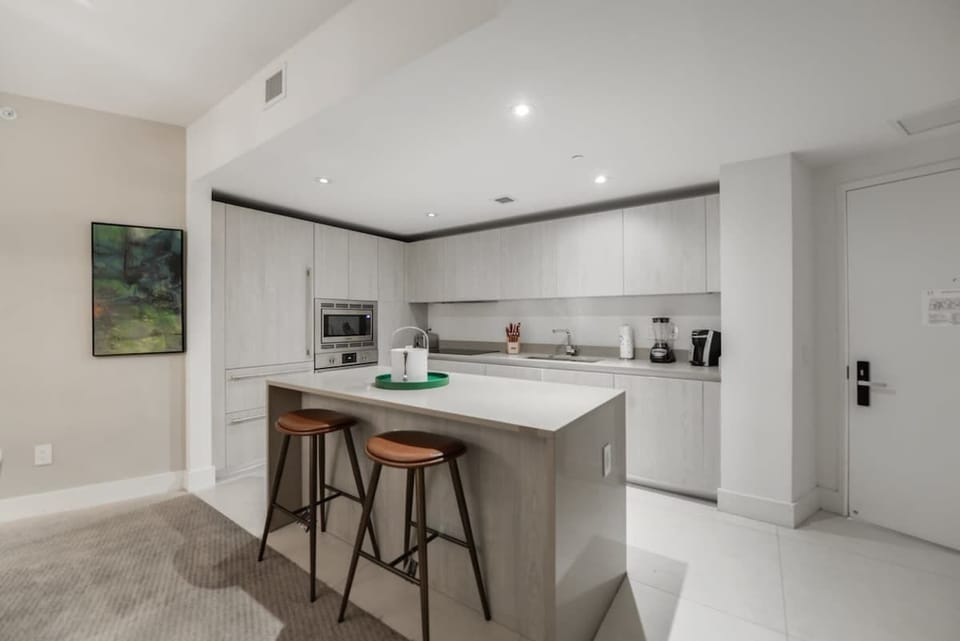 kitchen with all basic utensils.