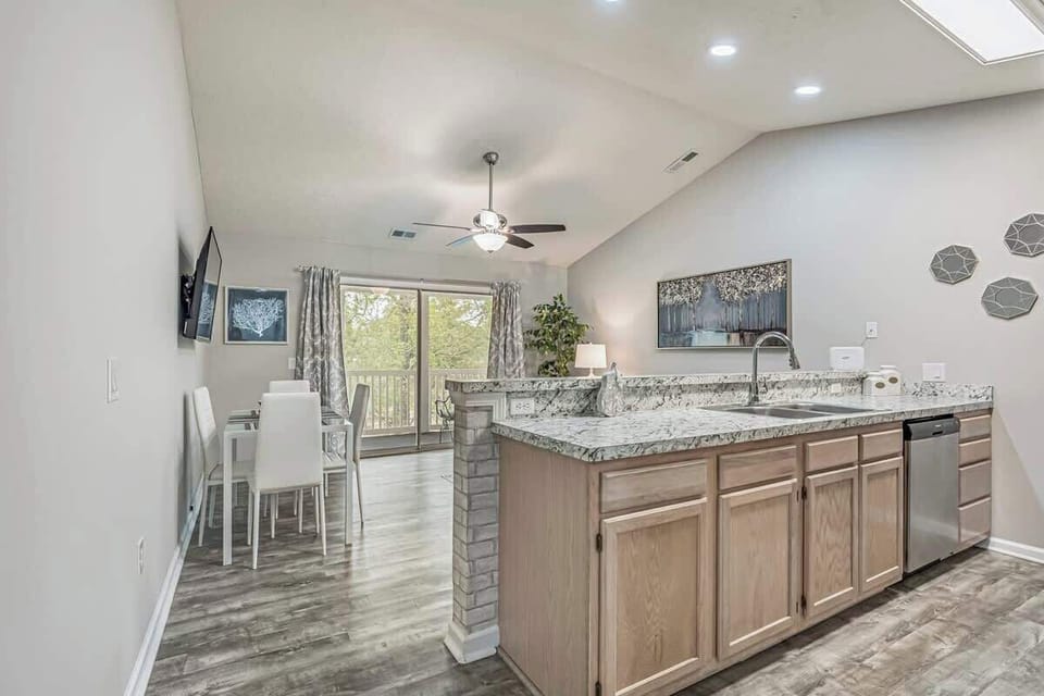 Kitchen and Living Room