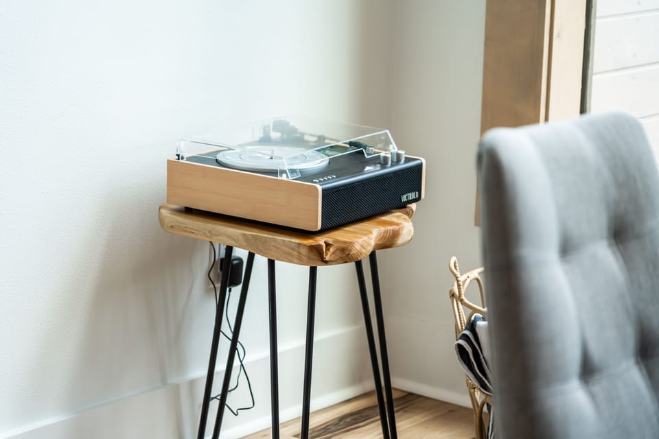 Bring your own vinyl records, or enjoy some of ours!