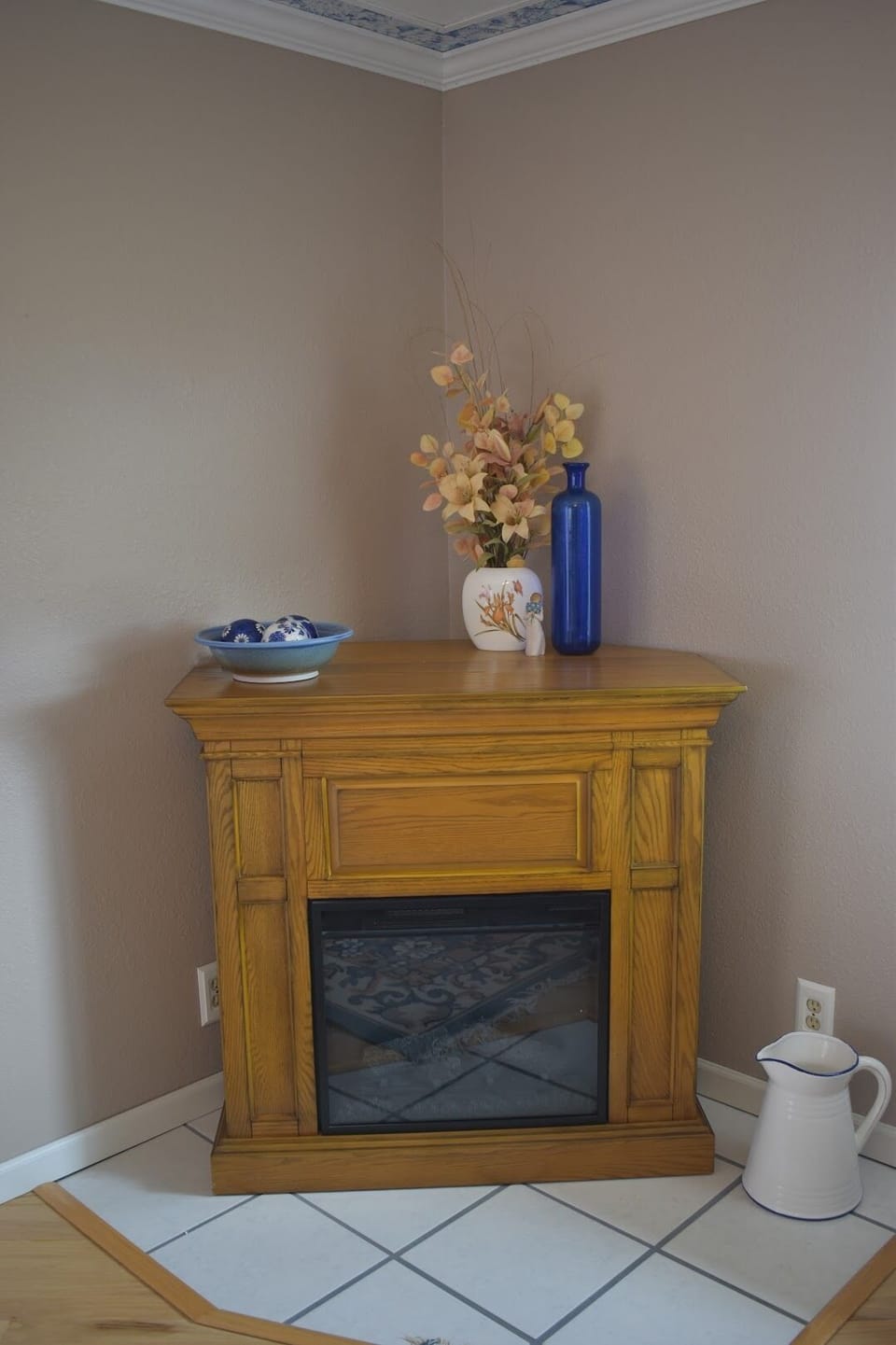 Warm yourself by the flame of an electric fireplace;