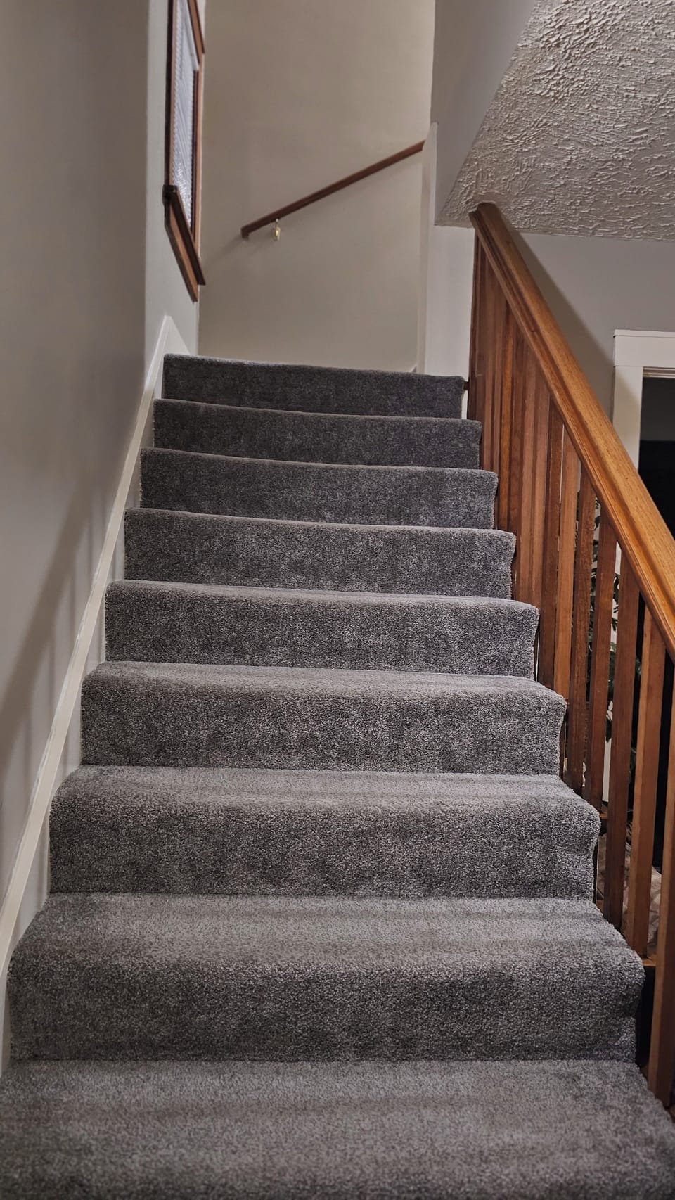 Stairway to upper level