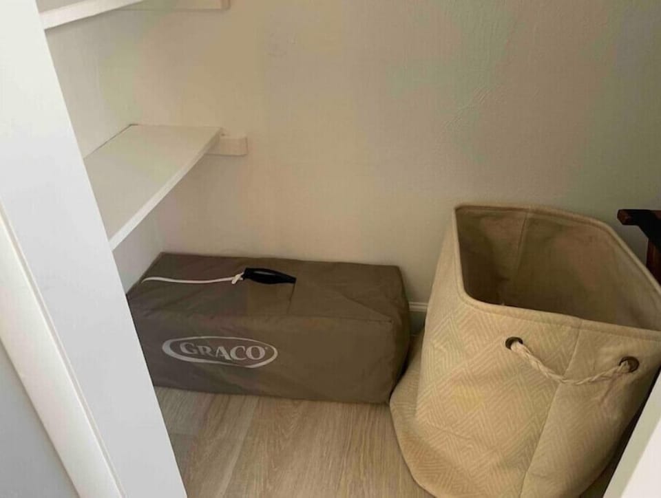 Pack-n-play for our little guests!! 