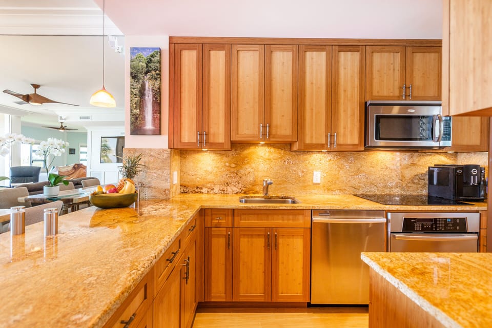 Your fully stocked kitchen has everything you need to prepare a great meal