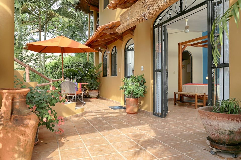 Dine alfresco on your patio.