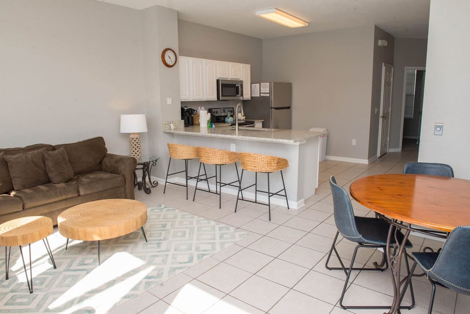 Newly updated kitchen with granite counter