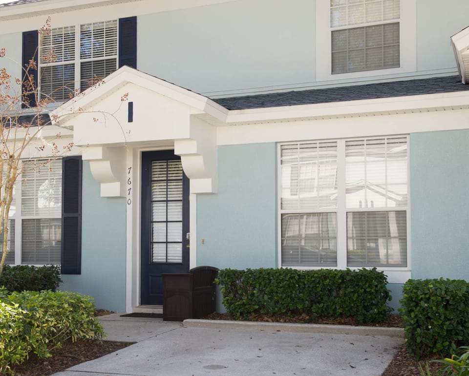Freshly painted exterior
