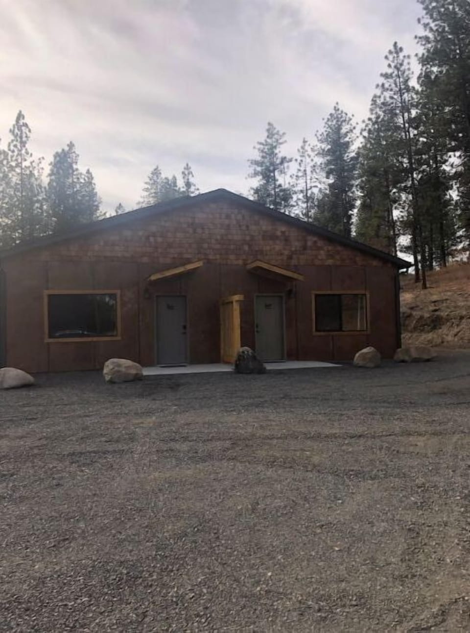 View as you drive up on units, your unit is on the Left.  Park directly in front