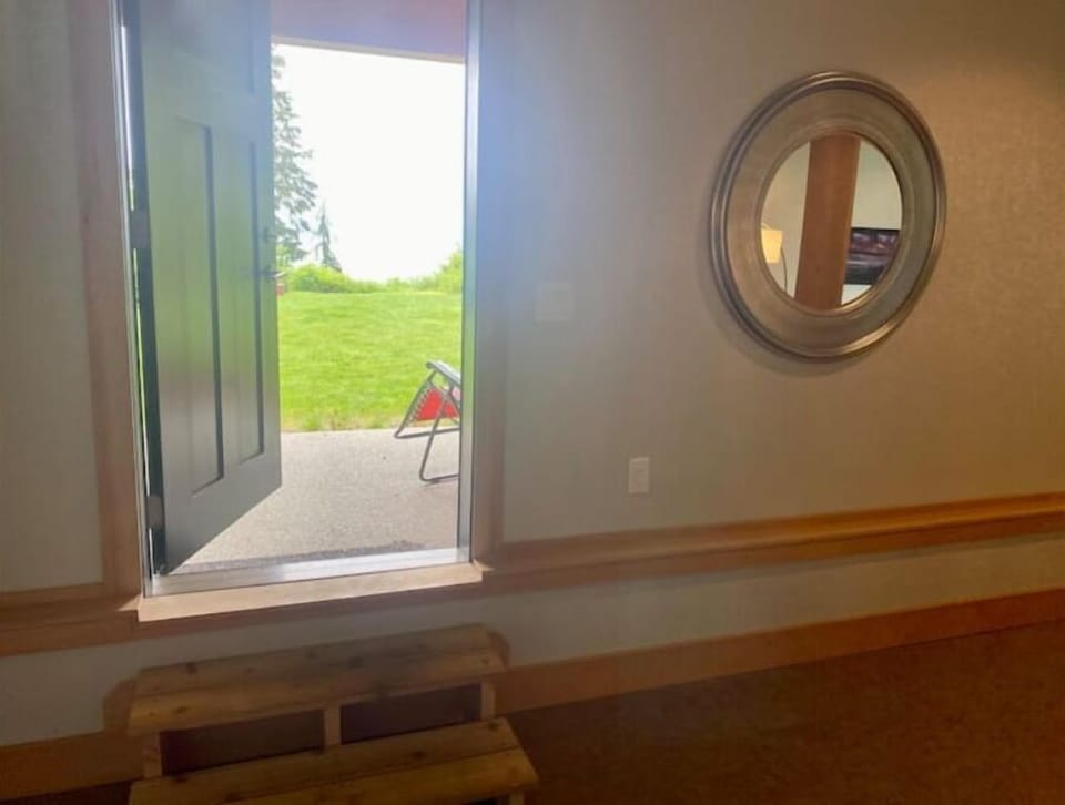 Lower suite entrance