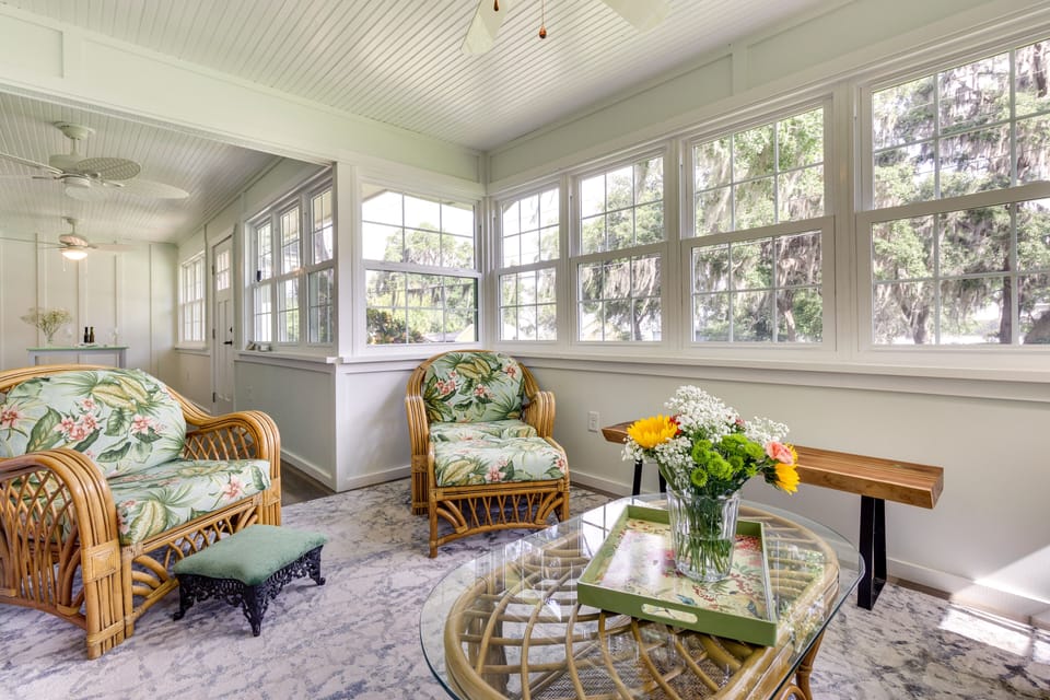 Sitting Room | Main Floor | Central Air Conditioning & Heating