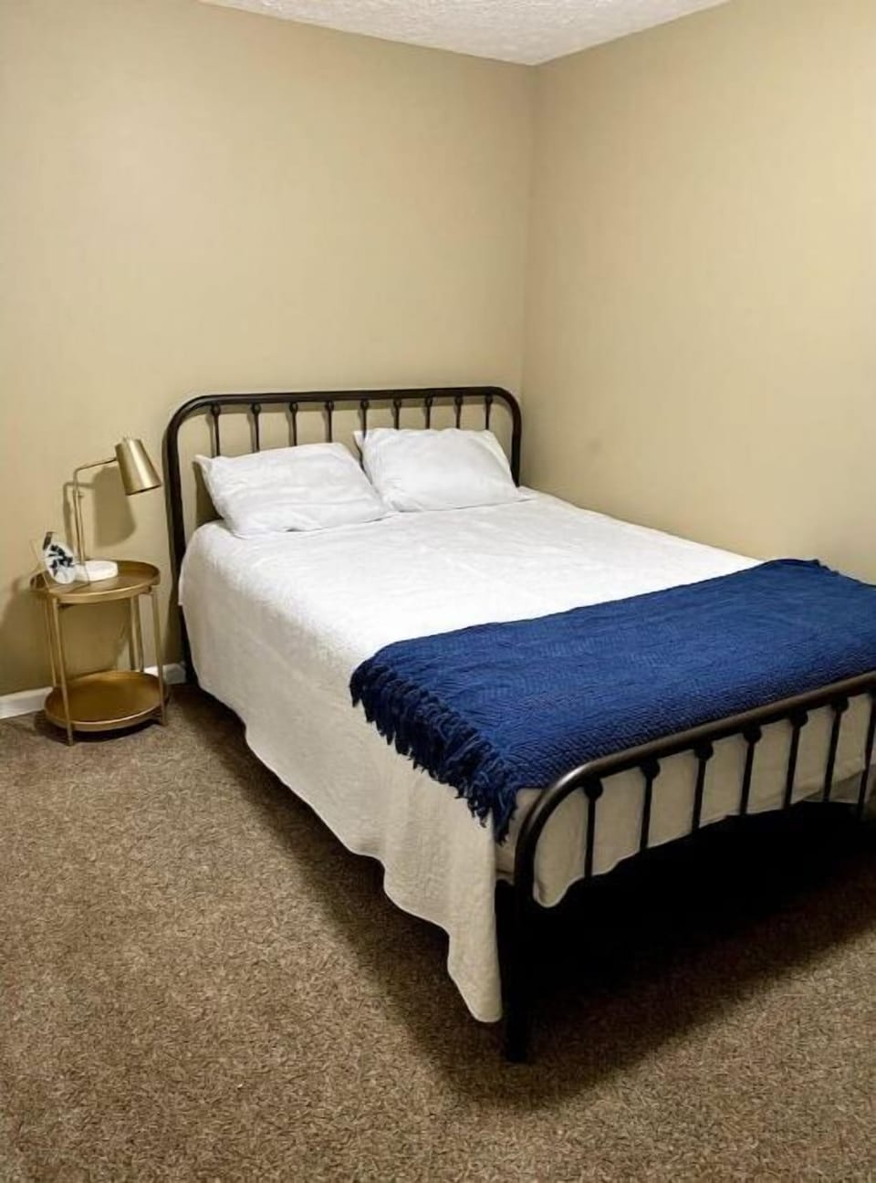 Basement bedroom with TV, sleeps 2: 1 queen
