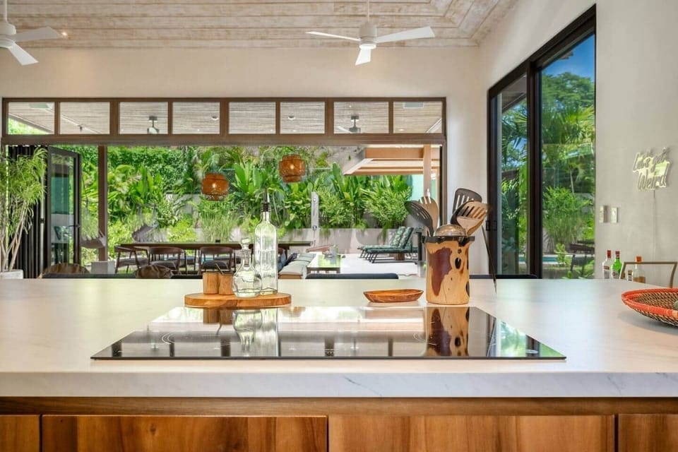 Kitchen with Induction Stove